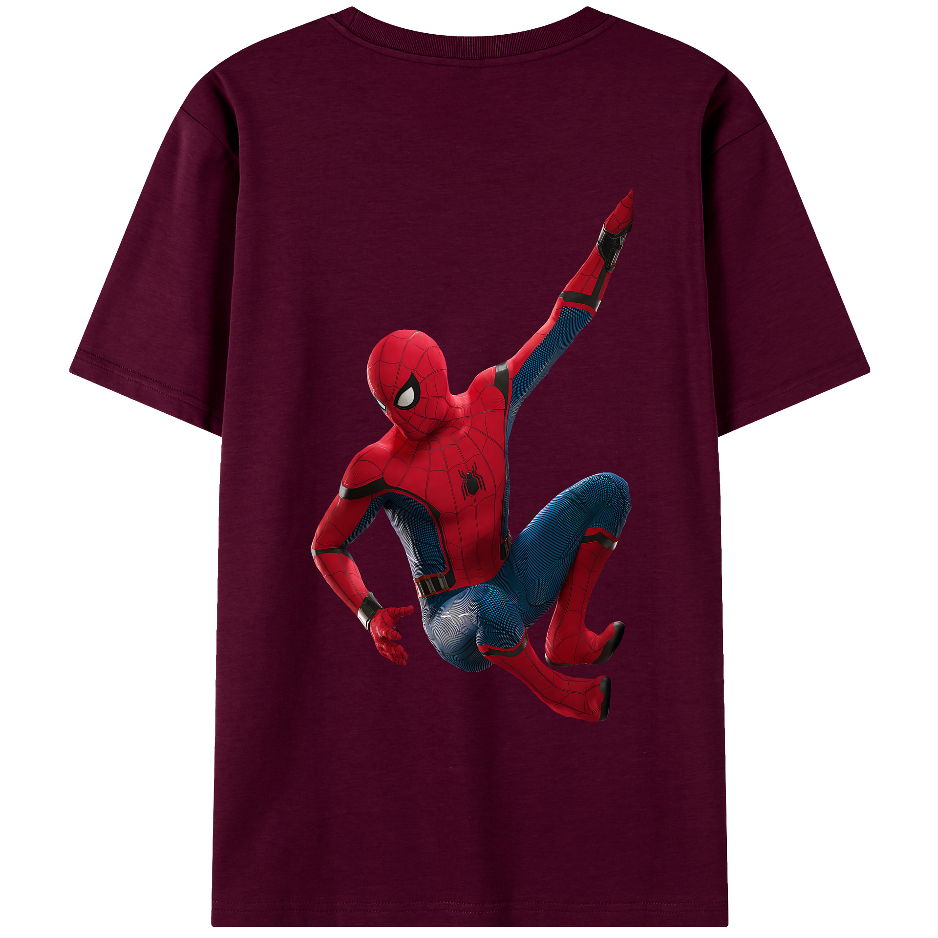 （画像用） Spider Man スパイダーマン レディース半袖Tシャツ(バックプリント)